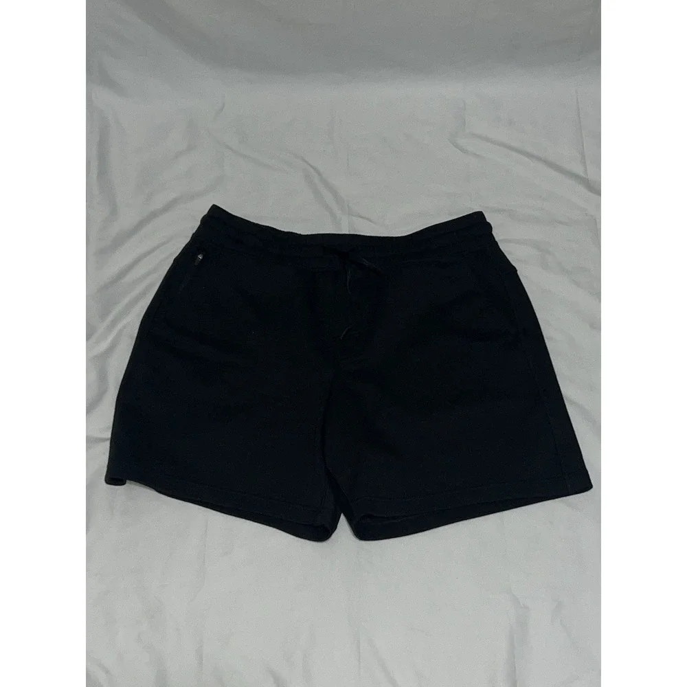 90 Degree By Reflex Black Comfy Soft Sweat Gym Shorts Men's Size L Read